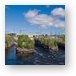 Water outlets at Manic 1 hydroelectric dam Metal Print