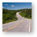Route 389 north of Baie Comeau Metal Print