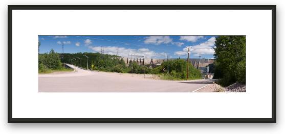 Panoramic view of Manic 2 Framed Fine Art Print