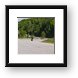Riding along twisty route 389 Framed Print