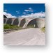 Worlds largest multiple arch and buttress dam (Manic 5 - Daniel Johnson Dam) Metal Print