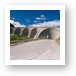 Worlds largest multiple arch and buttress dam (Manic 5 - Daniel Johnson Dam) Art Print