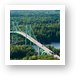 Bridge over the St. Lawrence River near 1000 Islands Art Print