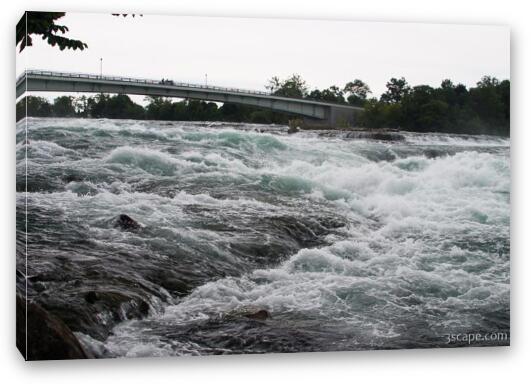 Rapids near Niagara Falls Fine Art Canvas Print