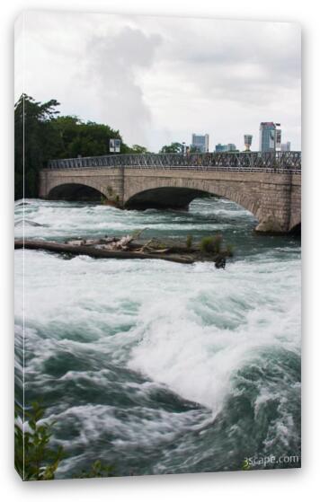 Rapids near Niagara Falls Fine Art Canvas Print