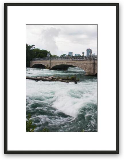 Rapids near Niagara Falls Framed Fine Art Print