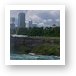 Panoramic view of American Falls and Niagara Falls Art Print