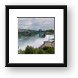 Bridge over the river between Canada and USA Framed Print