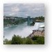 Bridge over the river between Canada and USA Metal Print