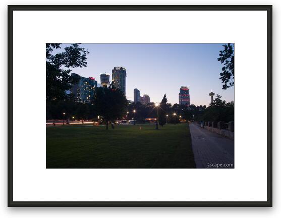 Dusk over Niagara Falls Framed Fine Art Print