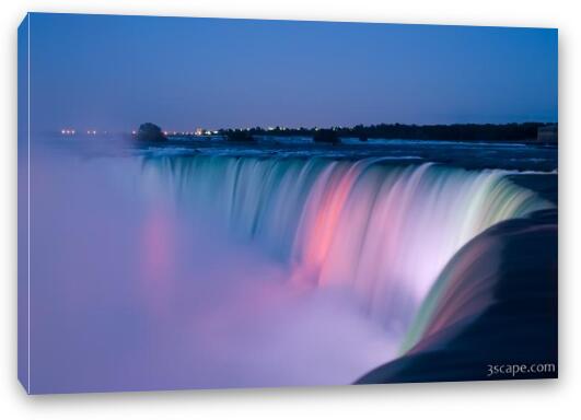 Niagara Falls at Dusk Fine Art Canvas Print
