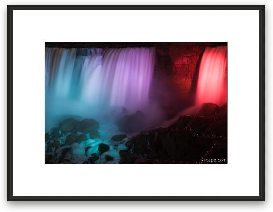 American Falls in color Framed Fine Art Print