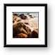 Waves and rocks at Zuma Beach Framed Print