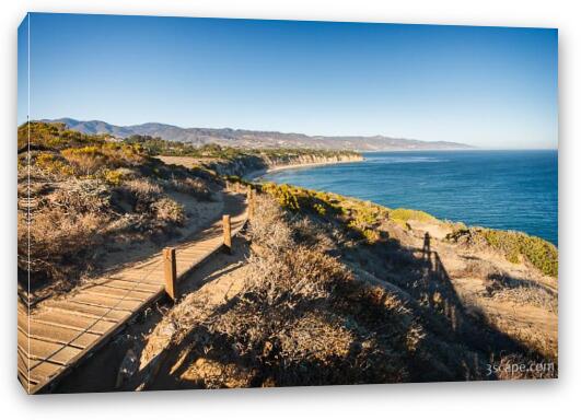 California coastline from Point Dume Fine Art Canvas Print