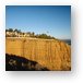 Big homes on bluffs on the Pacific coast Metal Print