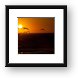 Seagulls in the sunset at Leo Carrillo State Beach Framed Print