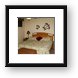 The master bedroom at the condo Framed Print