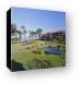 Papakea Resort grounds with view of the ocean Canvas Print
