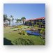 Papakea Resort grounds with view of the ocean Metal Print