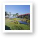Papakea Resort grounds with view of the ocean Art Print