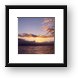 Maui sunset Framed Print
