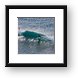 Surfers near Honolua Framed Print