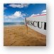 Rescue surfboard for lifeguard at DT Fleming Beach Park Metal Print