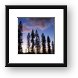 Trees in Silhouette Framed Print