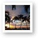 Sunset over Maui Art Print