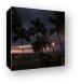 Tiki torches after a beautiful Maui sunset Canvas Print