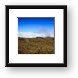 High above the clouds on Crater Road Framed Print