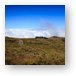 High above the clouds on Crater Road Metal Print