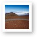 Crater Road on top of the volcano Art Print