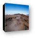 Mars like landscape on top of the volcano Canvas Print