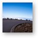 Road with no guard rail, high above the clouds Metal Print