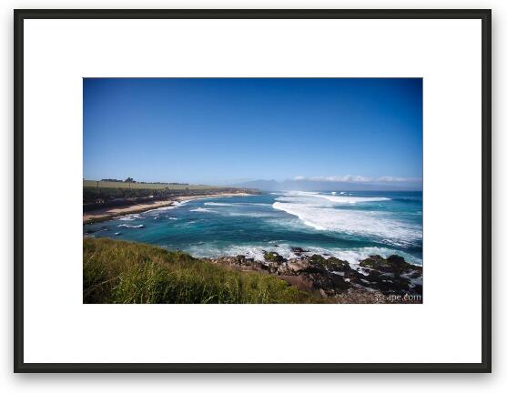 Hookipa Beach Park - a popular surf spot Framed Fine Art Print