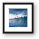 Surfer cutting a wave on Maui's north shore - Hookipa Framed Print