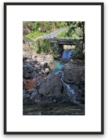 Part of Maui fresh water supply system Framed Fine Art Print
