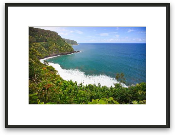 Beautiful Maui coastline Framed Fine Art Print