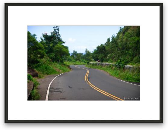 Road to Hana (Hana Highway) Framed Fine Art Print