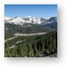 View of the Colorado Rockies from Loveland Pass Metal Print