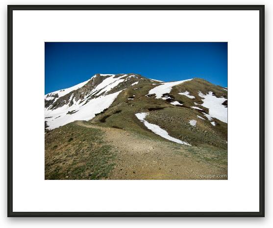 View of the Colorado Rockies from Loveland Pass Framed Fine Art Print