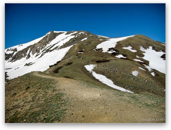 View of the Colorado Rockies from Loveland Pass Fine Art Metal Print