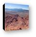 Panoramic view of La Sal mountains and the canyonlands from Top of the World Canvas Print