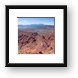 Panoramic view of La Sal mountains and the canyonlands from Top of the World Framed Print