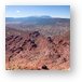 Panoramic view of La Sal mountains and the canyonlands from Top of the World Metal Print