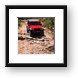 Jeep Rubicon taking some rock steps Framed Print