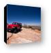 Jeep Rubicon at the end of Top of the World 4x4 trail Canvas Print