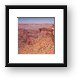 View of the canyonlands from Top of the World Framed Print