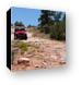 Jeep Rubicon on Top of the World 4x4 trail Canvas Print